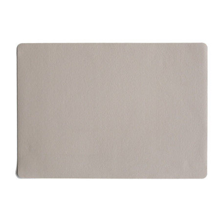 set de table imitation cuir beige