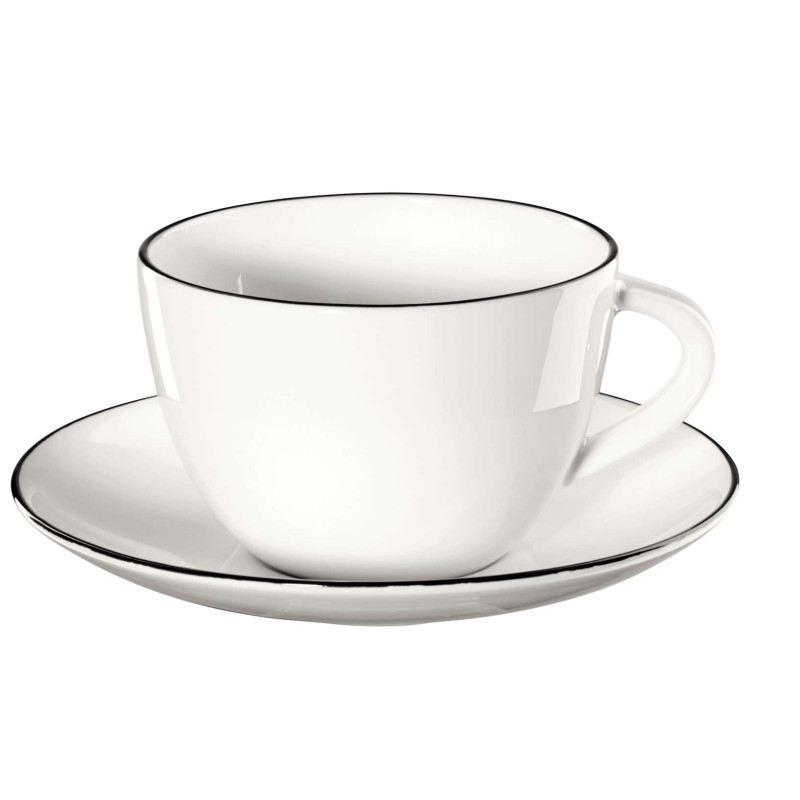 tasse à café ou thé LIGNE NOIRE