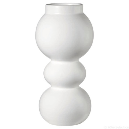 Vase céramique blanc mat COMO