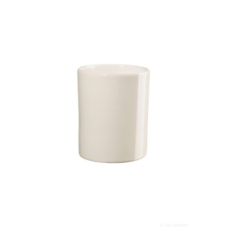 Vase AYO céramique émaillé crème 13cm
