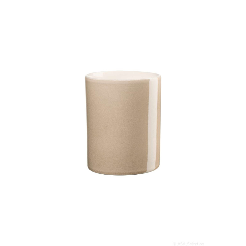 Vase AYO céramique taupe 13cm