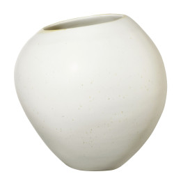 vase blanc matt
