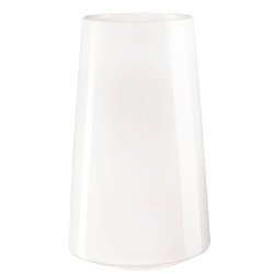 Vase blanc brillant 45cm